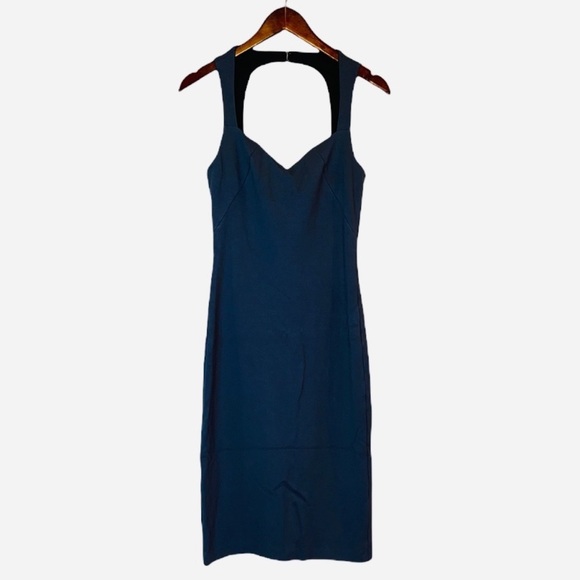 NWOT L’Agence Blue Maria Slip sweetheart neck on Dress XS - Picture 2 of 12